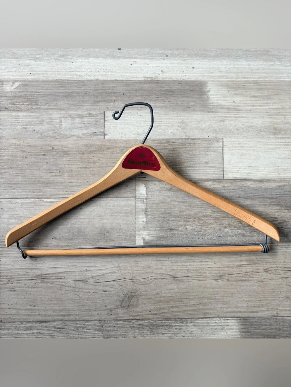 VTG Nagel Mfg. Co. Wooden Suit/Coat Hanger – Smith's Advertising (Austin, Texas)